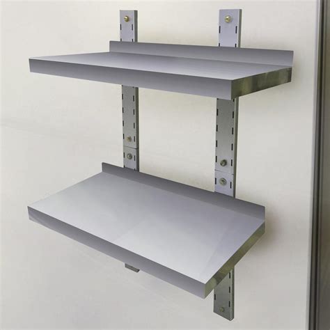 stainless steel cabinet shelf|wall mounted stainless steel shelf.